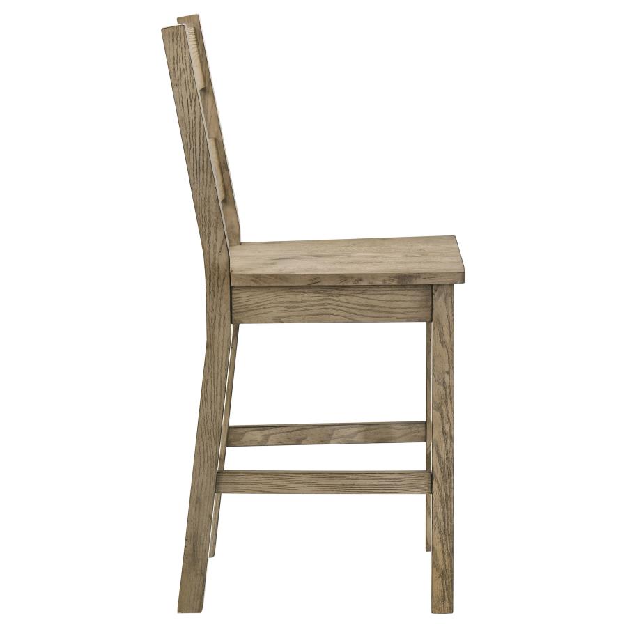 Cardova 5-Piece Counter Height Dining Table Set Vineyard Oak