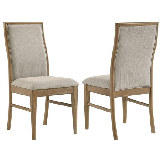 Adina Upholstered Dining Side Chair Barley (Set Of 2)
