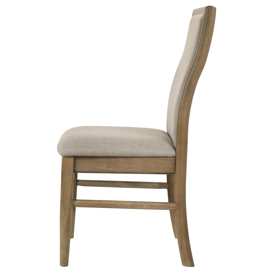 Adina Upholstered Dining Side Chair Barley (Set Of 2)