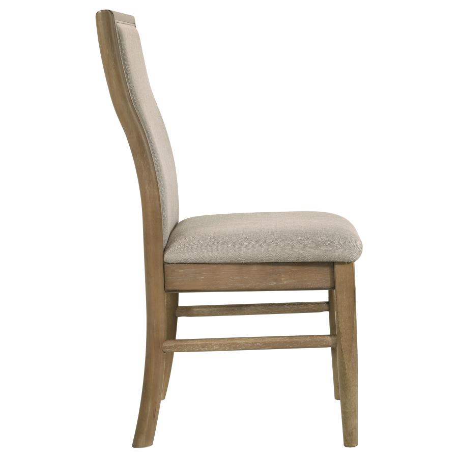 Adina Upholstered Dining Side Chair Barley (Set Of 2)