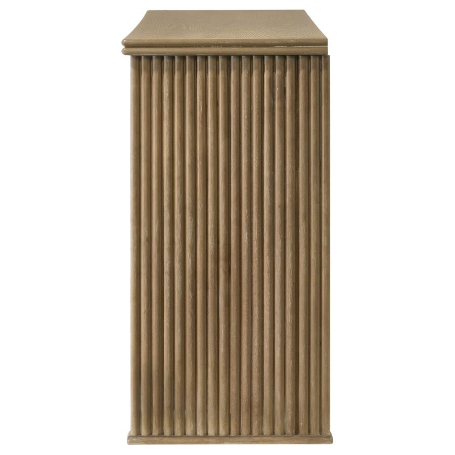 Adina 3-Door 59-Inch Sideboard Server Distressed Light Brown