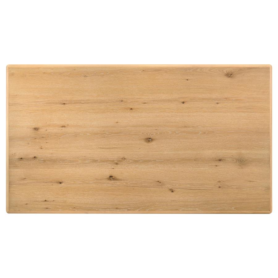 Duncan 7-Piece Rectangular Wood Dining Table Set Washed Oak
