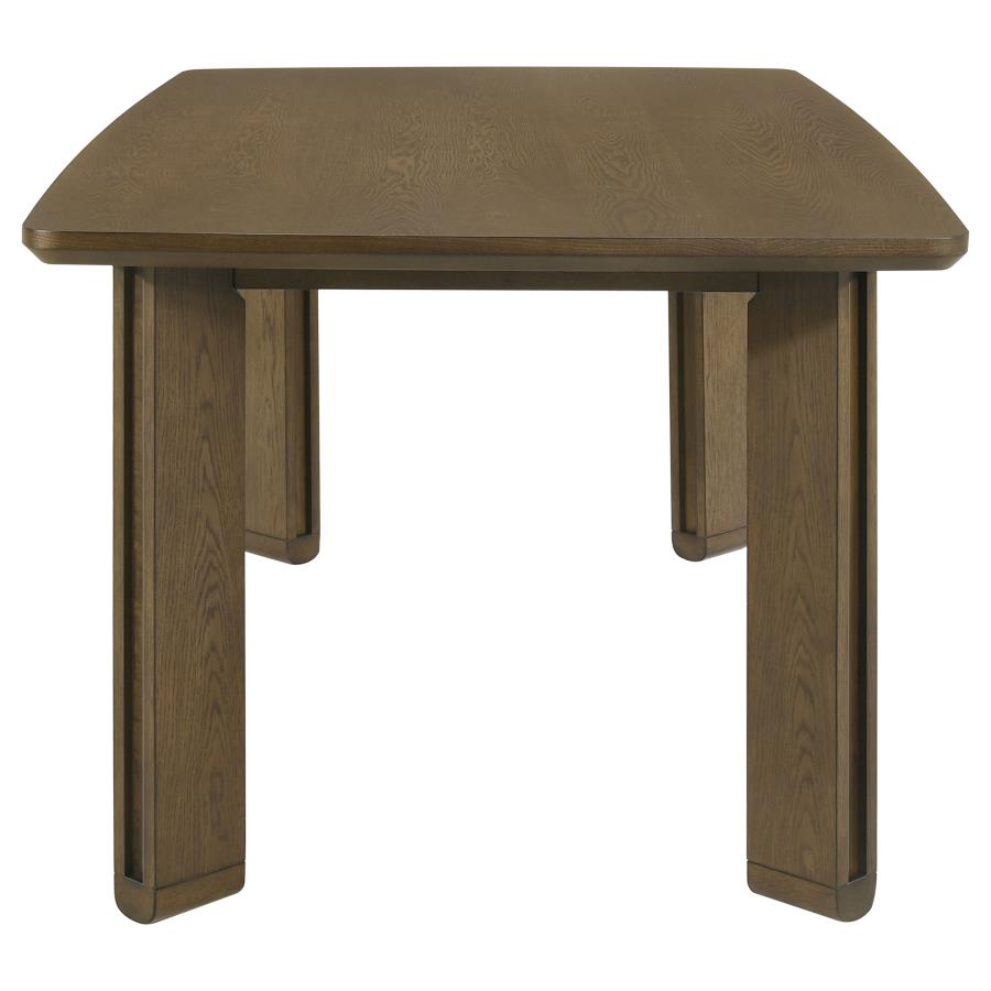 Ottowa 7-Piece Rectangular Wood Dining Room Table Set Brown