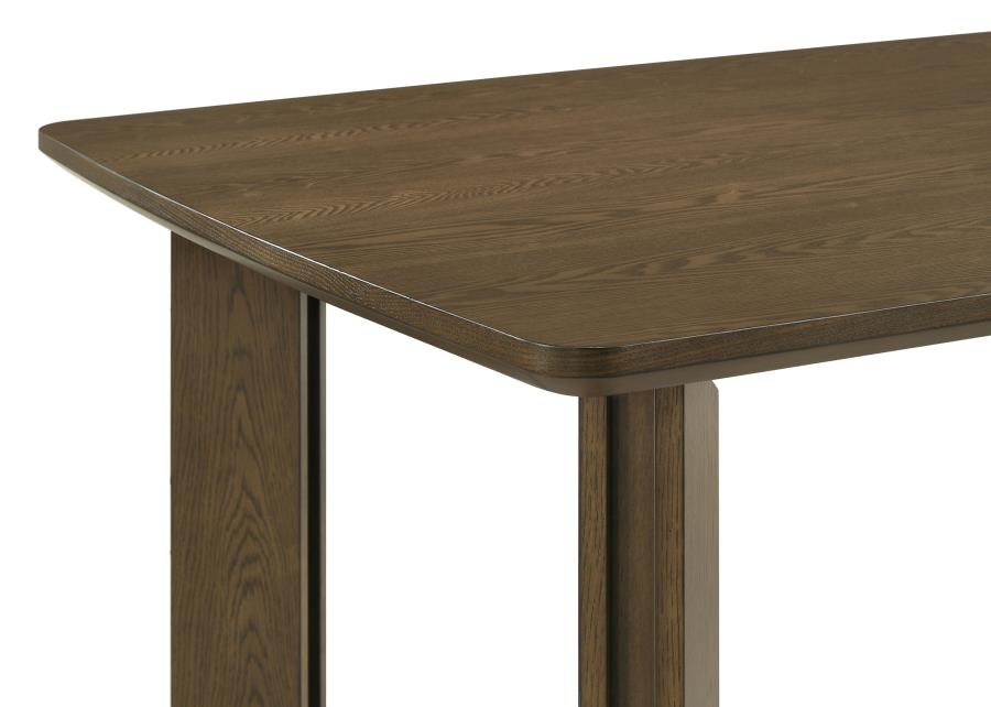 Ottowa 7-Piece Rectangular Wood Dining Room Table Set Brown