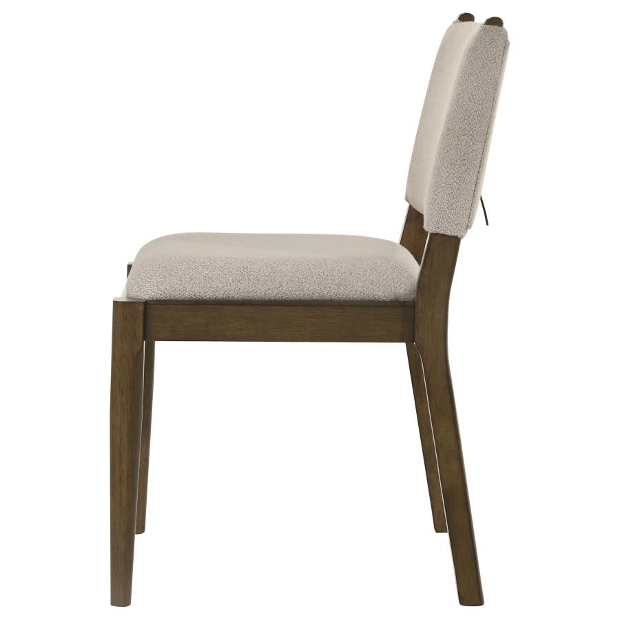 Ottowa Upholstered Dining Side Chair Brown (Set Of 2)