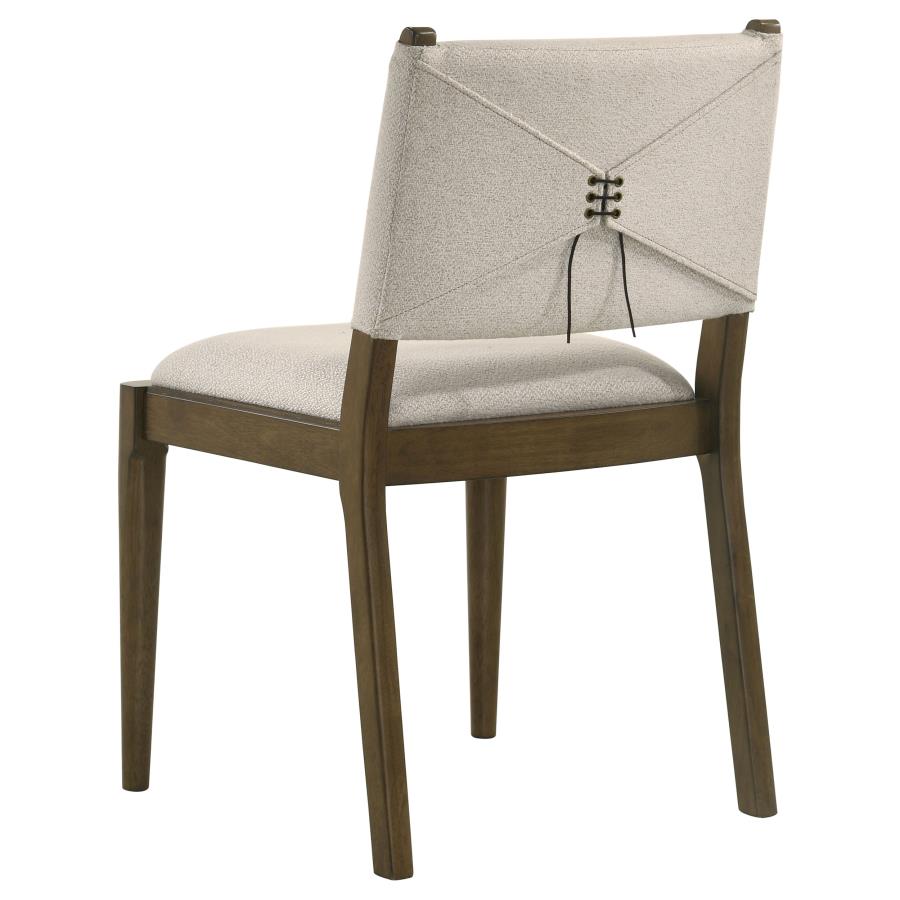 Ottowa Upholstered Dining Side Chair Brown (Set Of 2)