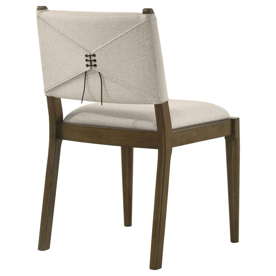 Ottowa Upholstered Dining Side Chair Brown (Set Of 2)