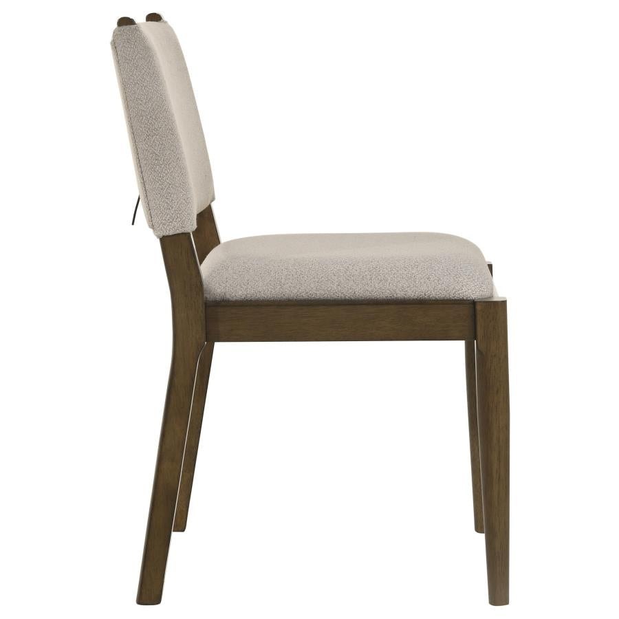 Ottowa Upholstered Dining Side Chair Brown (Set Of 2)