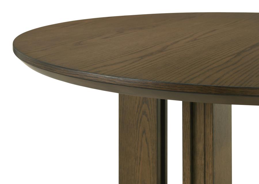 Ottowa 5-Piece Round Counter Height Dining Room Set Brown