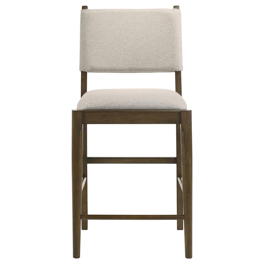 Ottowa Upholstered Counter Side Chair Brown (Set Of 2)