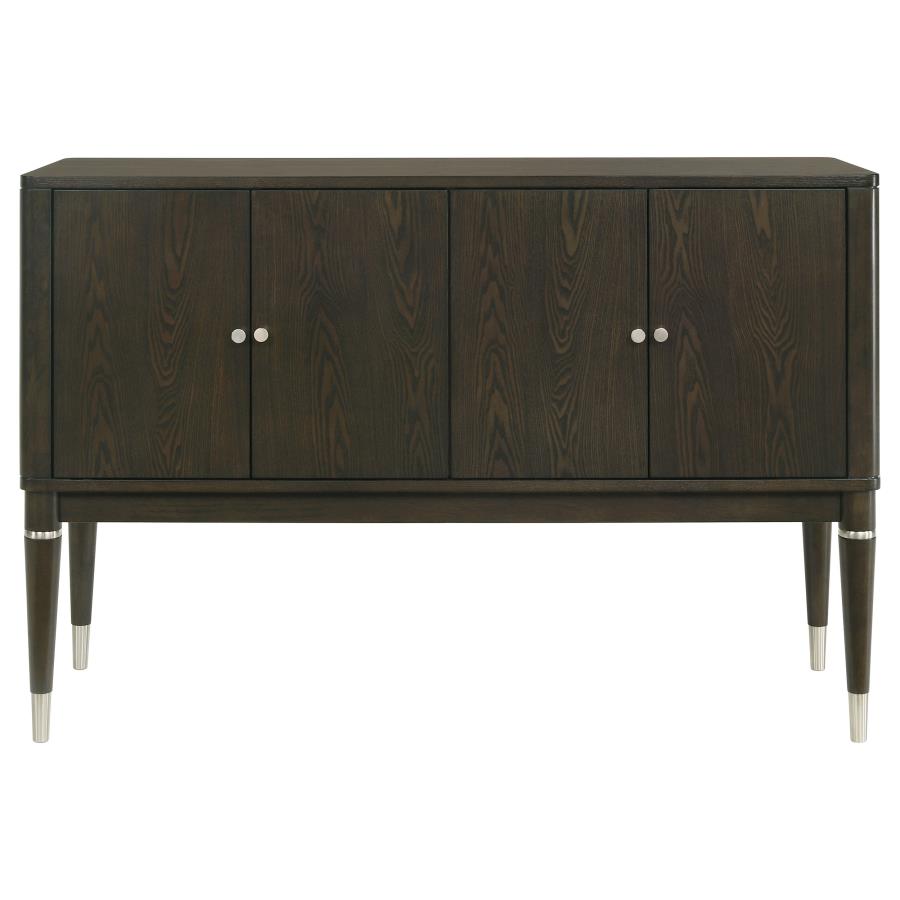 Reseda 8-Piece Dining Set With Sideboard Ash Brown