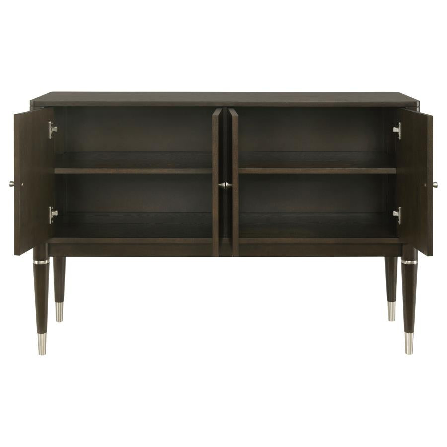 Reseda 8-Piece Dining Set With Sideboard Ash Brown
