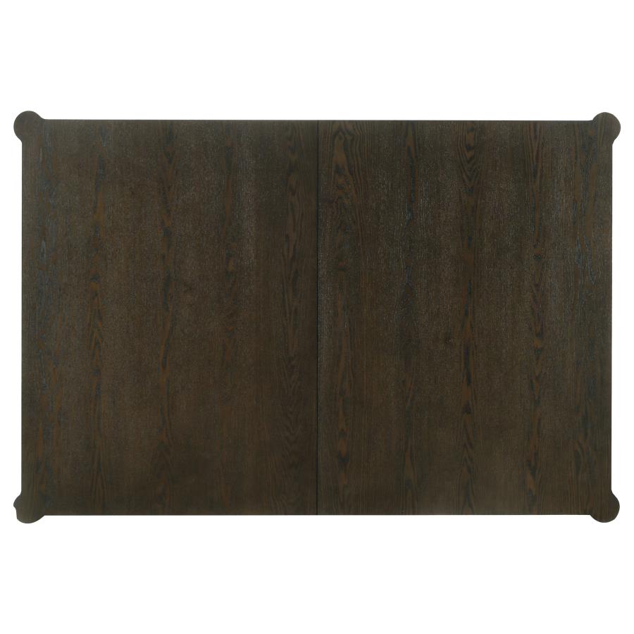 Reseda 81-Inch Extension Leaf Dining Table Ash Brown