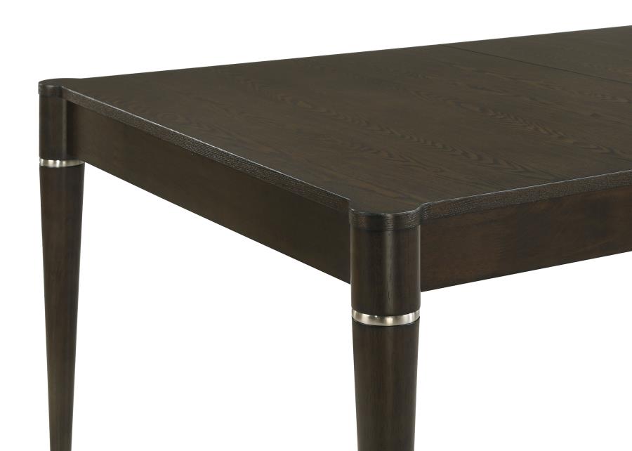 Reseda 81-Inch Extension Leaf Dining Table Ash Brown