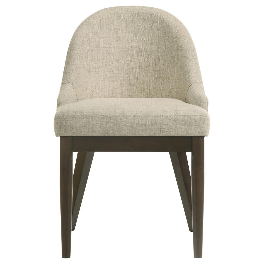 Reseda Upholstered Dining Side Chair Beige (Set Of 2)