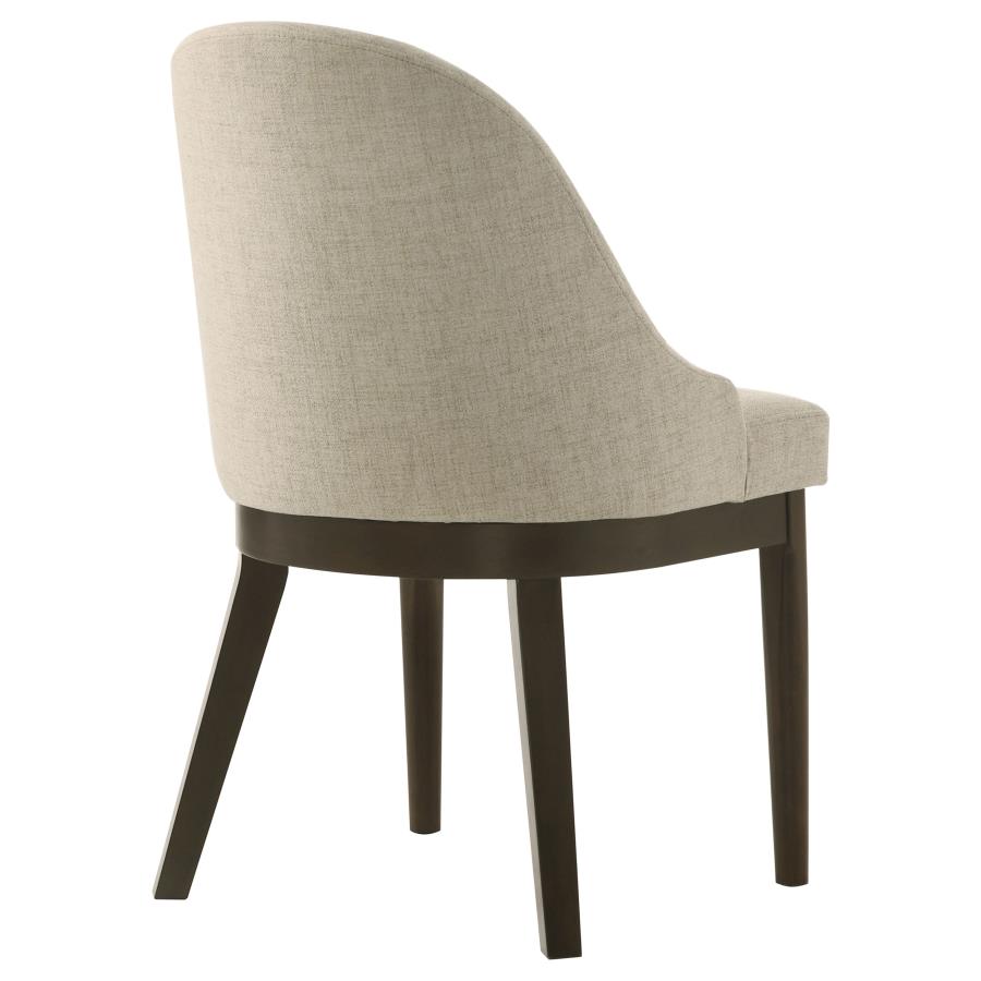 Reseda Upholstered Dining Side Chair Beige (Set Of 2)