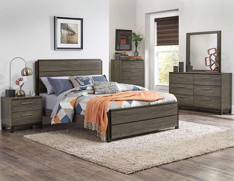 Homelegance - Vestavia 6 Piece Queen Bedroom Set - 1936-1-6Set - ATL FURNITURE