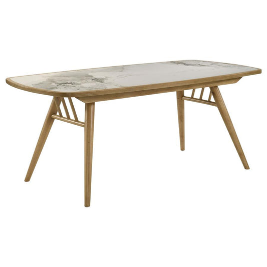 Croyden 73-Inch Rectangular Dining Table Weathered Natural