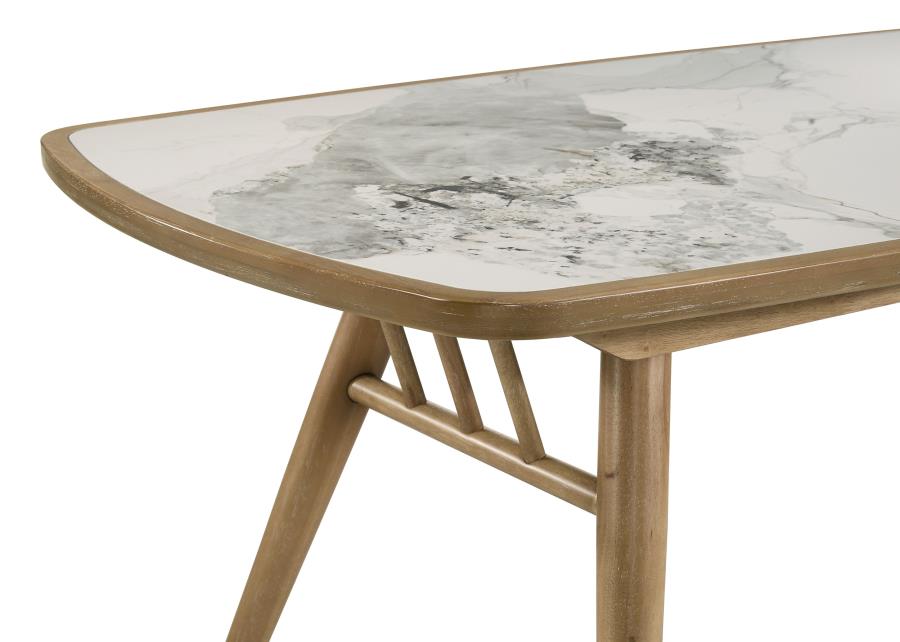 Croyden 73-Inch Rectangular Dining Table Weathered Natural