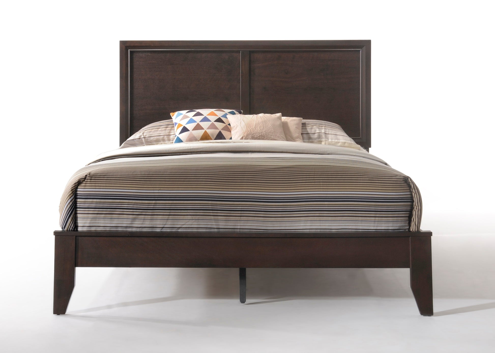 Madison Espresso Eastern King Bed - ATL FURNITURE