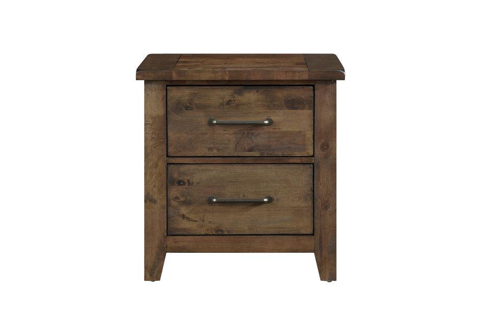 Homelegance - Jerrick Night Stand In Burnished Brown - 1957-4 - ATL FURNITURE