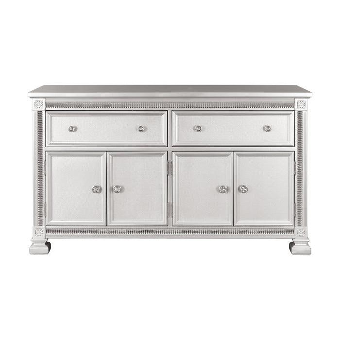 Homelegance - Bevelle Buffet-Server In Silver - 1958-55 - ATL FURNITURE