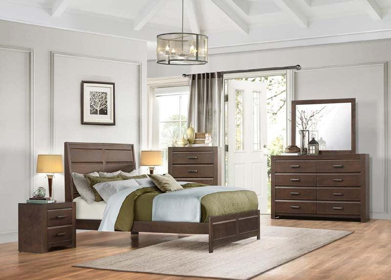 Homelegance - Erwan 6 Piece Queen Bedroom Set - 1961-1-6Set - ATL FURNITURE