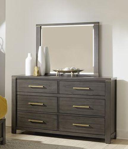 Homelegance - Scarlett Dresser And Mirror In Brownish Gray - 1555-Dm - ATL FURNITURE