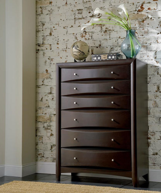 Phoenix Cotemporary Six-Drawer Chest - ATL FURNITURE