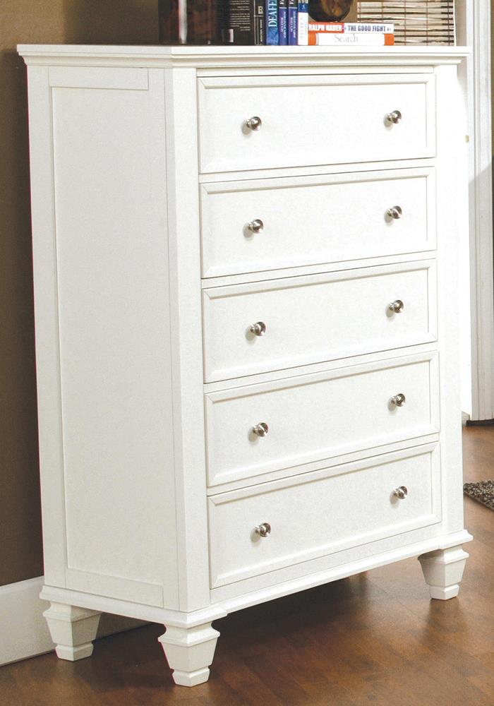 Sandy Beach Five-Drawer Chest - ATL FURNITURE