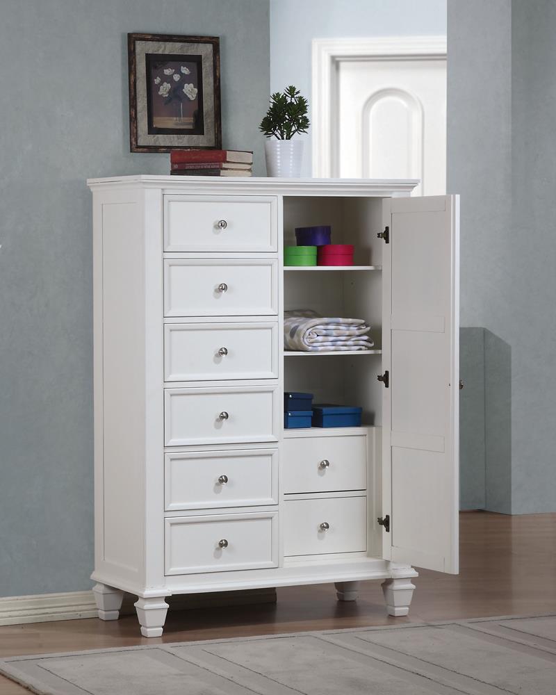 Sandy Beach Door Dresser With Concealed Storage - ATL FURNITURE