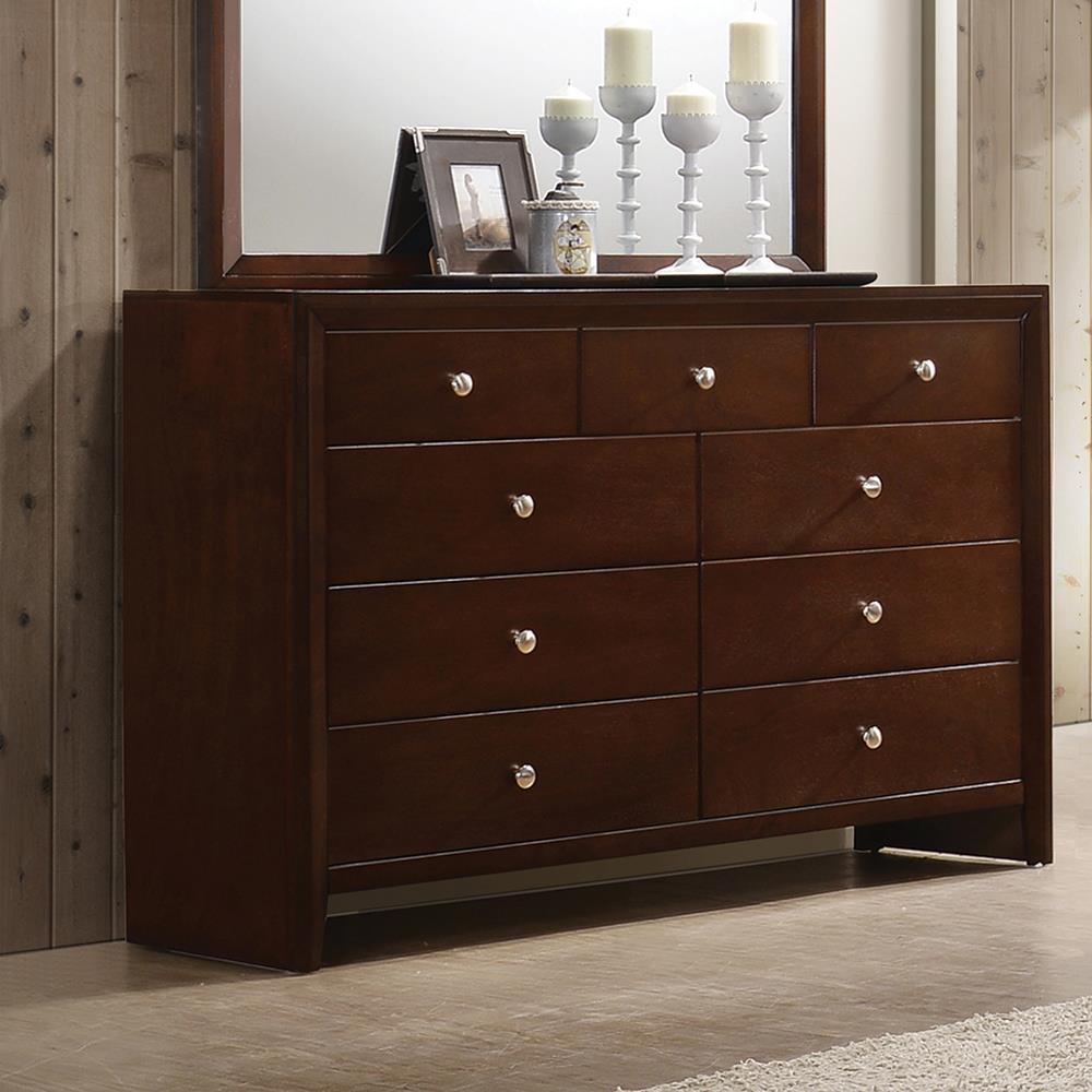 Serenity Rich Merlot Nine-Drawer Dresser - ATL FURNITURE