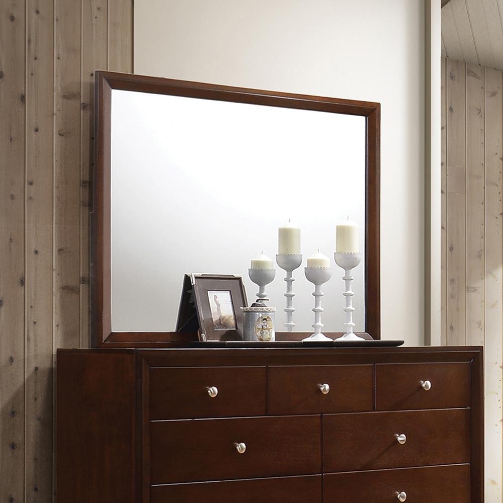 Serenity Rich Merlot Dresser Mirror - ATL FURNITURE