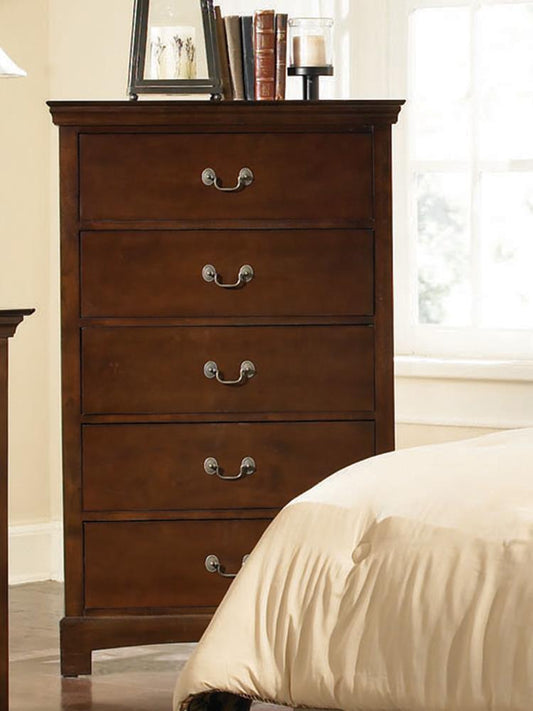 Tatiana Transitional Five-Drawer Chest - ATL FURNITURE