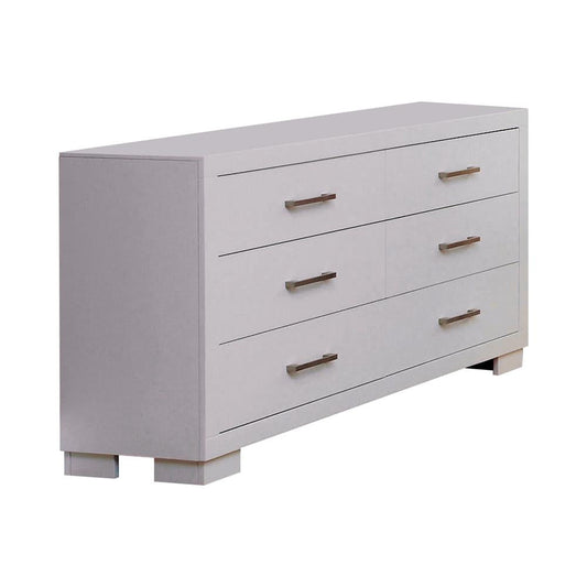 Jessica Contemporary Six-Drawer Dresser - ATL FURNITURE