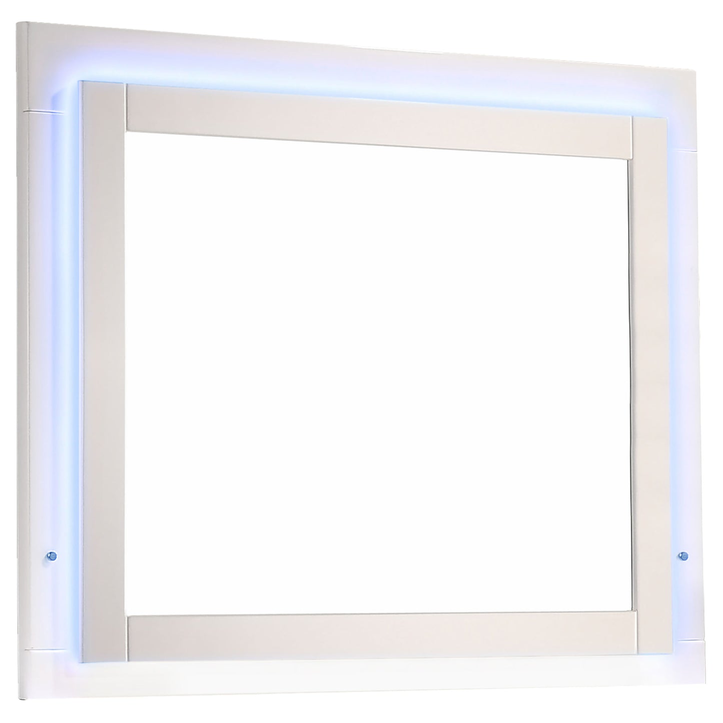 Felicity Wood Queen Panel Bed White High Gloss