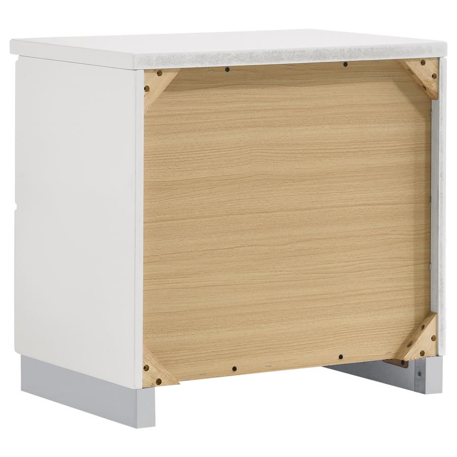 Felicity 5-Piece Eastern King Platform Bedroom Set White