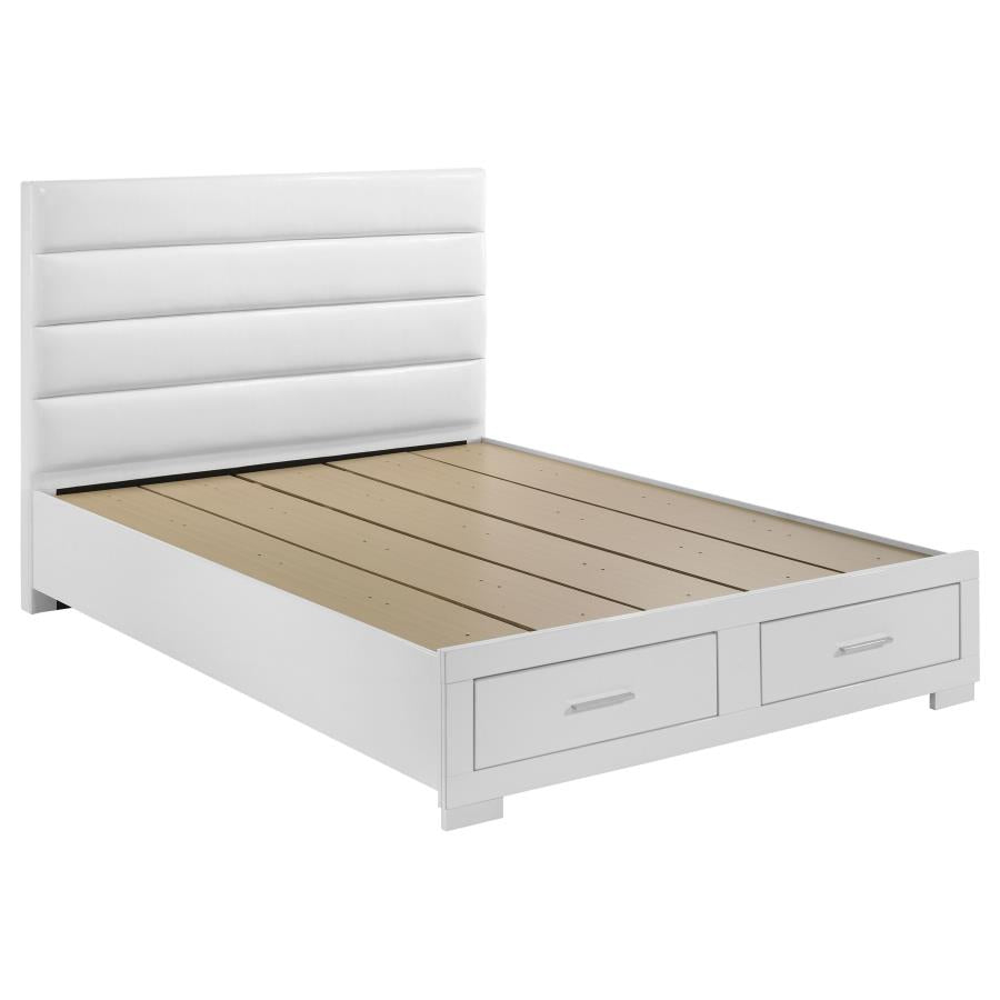 Felicity 4-Piece Queen Platform Bedroom Set White