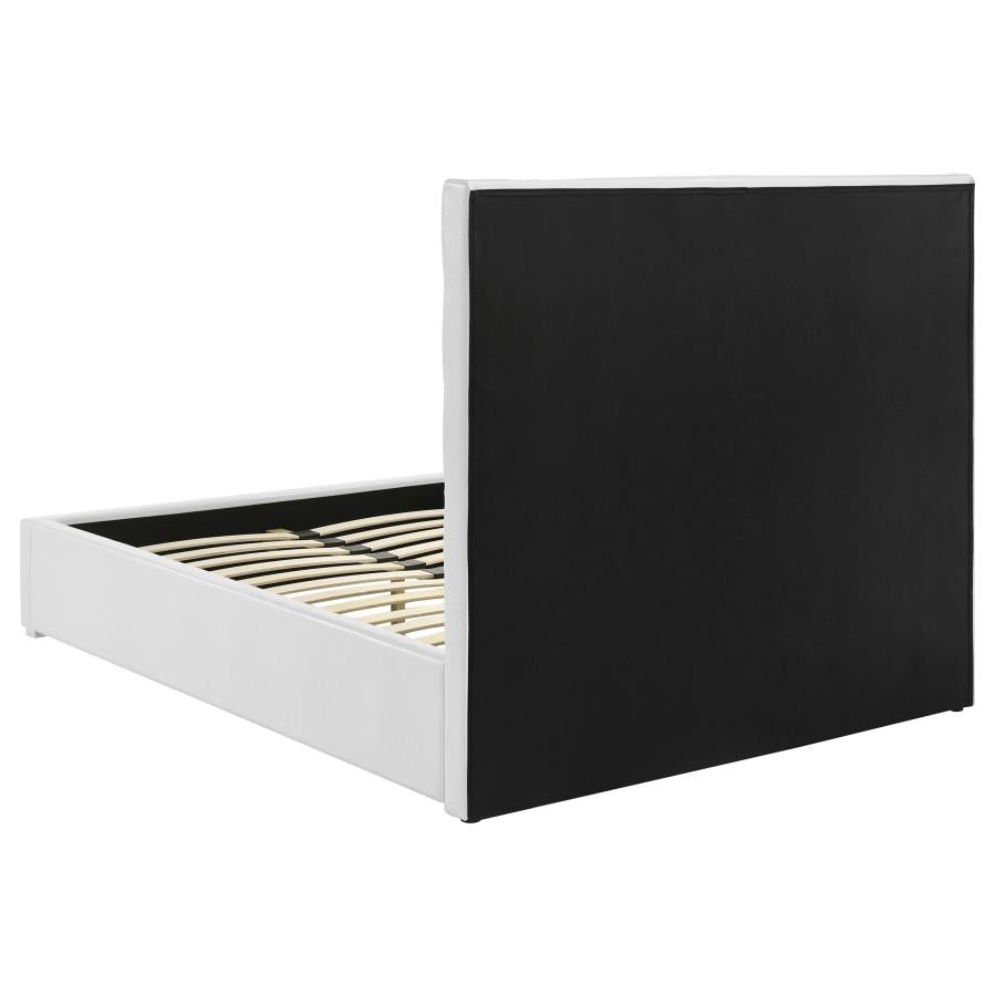 Felicity 53-Inch Upholstered Full Platform Bed White