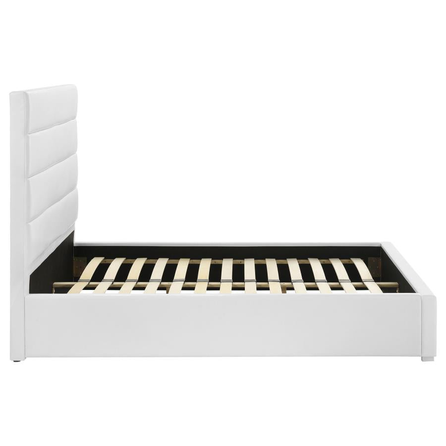 Felicity 53-Inch Upholstered Full Platform Bed White