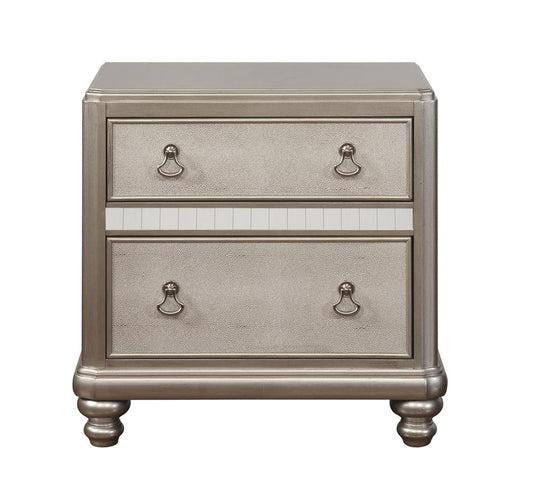 Bling Game Two-Drawer Nightstand - ATL FURNITURE