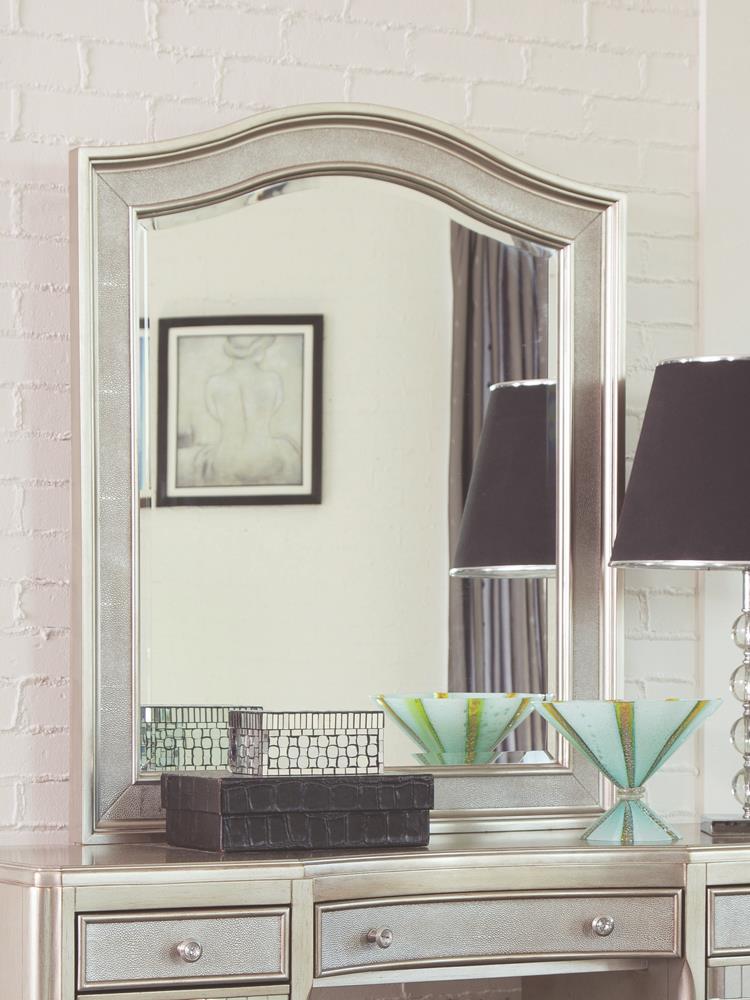 Bling Game Vanity Mirror With Arched Top - ATL FURNITURE