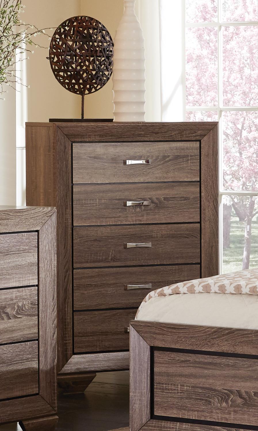 Kauffman Transitional Five-Drawer Chest - ATL FURNITURE