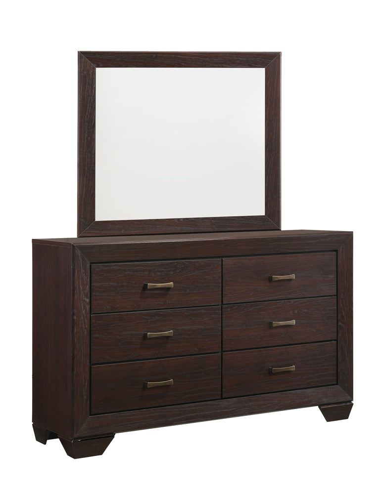 Kauffman Dresser Mirror Dark Cocoa