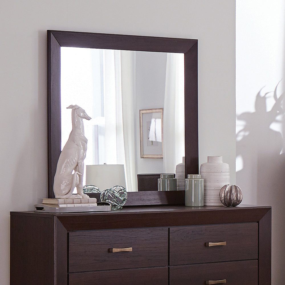 Kauffman Dresser Mirror Dark Cocoa