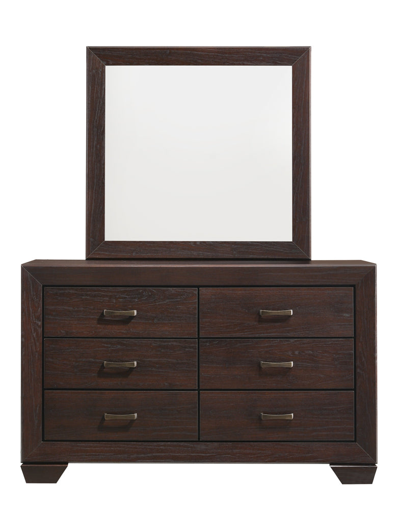 Kauffman Dresser Mirror Dark Cocoa