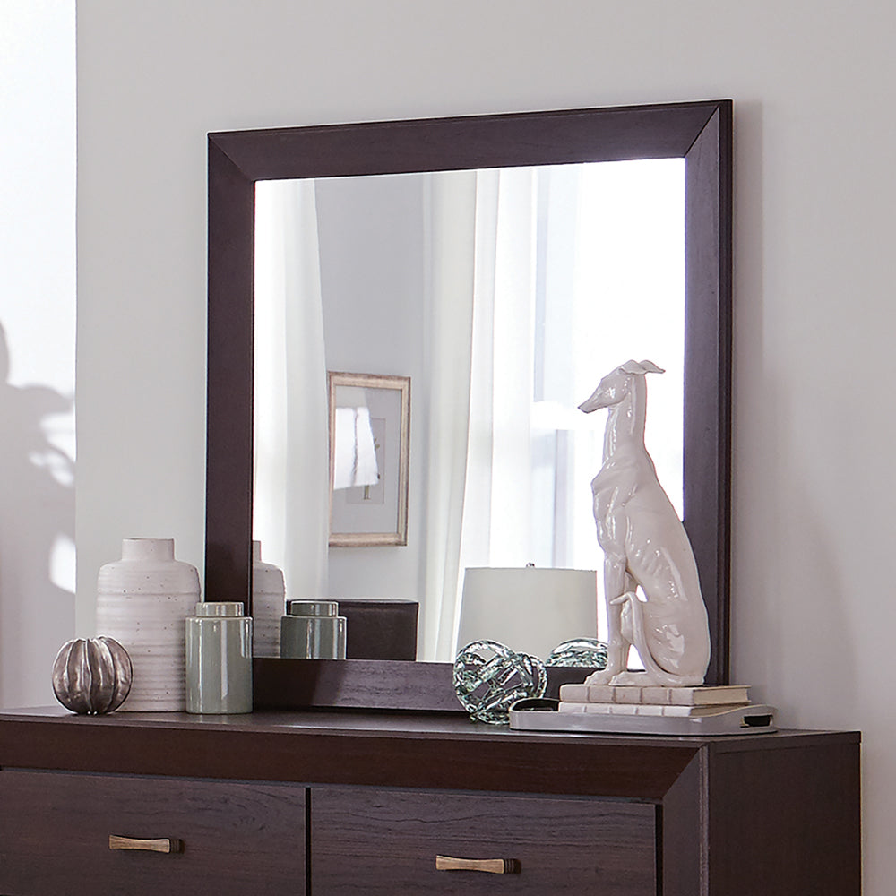 Kauffman Dresser Mirror Dark Cocoa