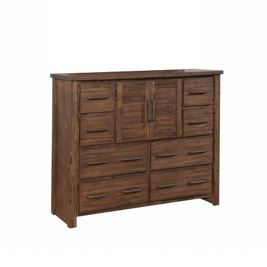 Sutter Creek Vintage Bourbon Eight-Drawer Dresser With Two Doors - ATL FURNITURE