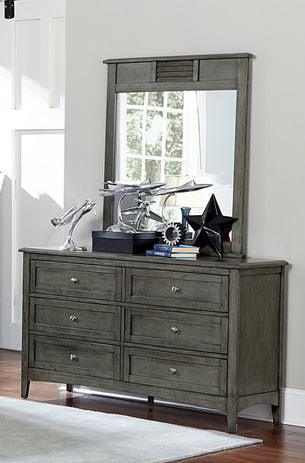 Homelegance - Garcia Dresser With Mirror - 2046-5-6 - ATL FURNITURE