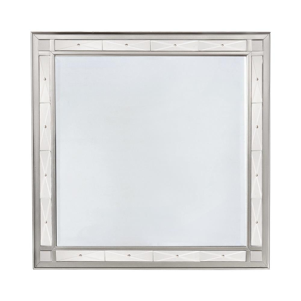 Leighton Contemporary Dresser Mirror With Beveled Edge - ATL FURNITURE